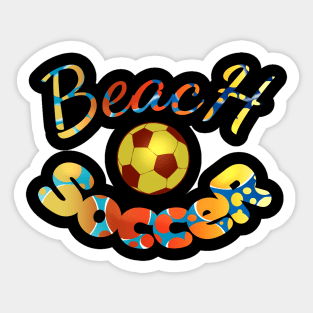 Beach soccer season Sticker